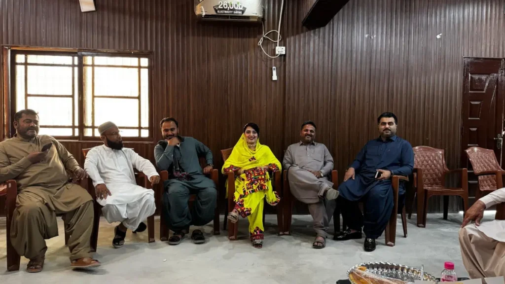Sajid bin Raheem, CEO of The Gwadar Post and RMC, Jamil Qasim, Director of News at The Gwadar Post, Anita Jalil, Anchor at The Gwadar Post and social media influencer and Members at Eid Gathering