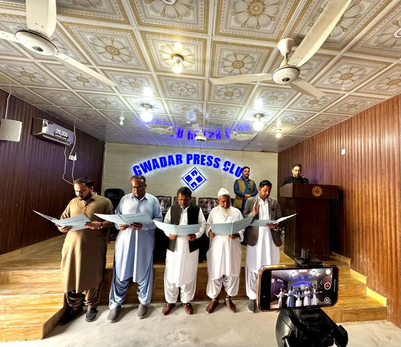 Gwadar Press Club Cabinet members New Cabinet Oath taking Ceremony 2025