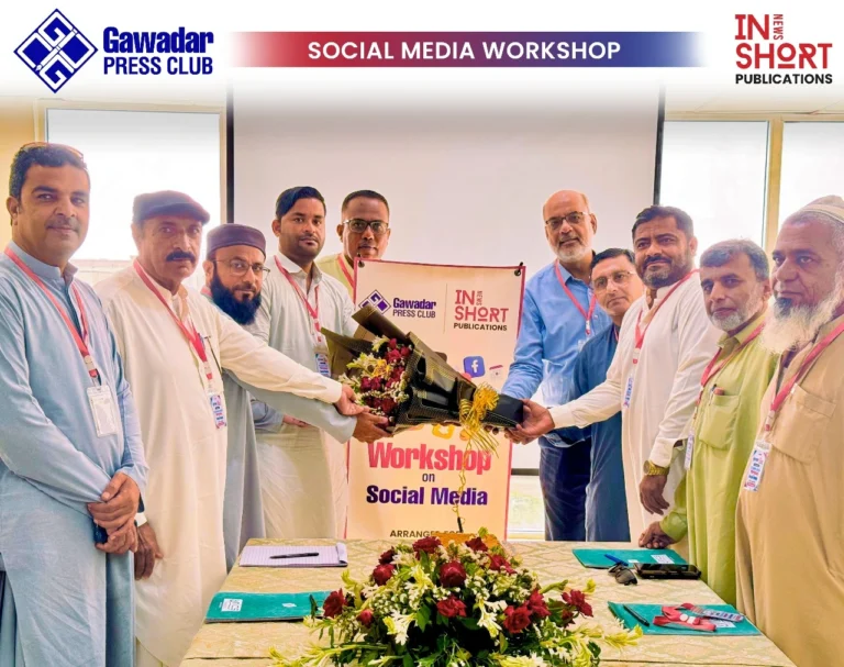 Gwadar Press Club Delegation Attends Social Media Workshop in Karachi
